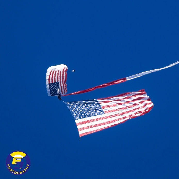 Patrick Fortune Flag and Streamer Jump