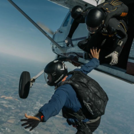 SSG Alex Dillmann Plane Exit Skydiving